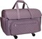 Everything Mary XXL 4 Wheel Collapsible Rolling Sewing Machine Storage Case, Purple Quilted